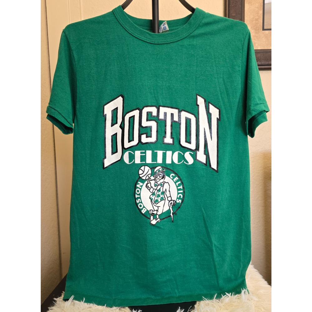 Vintage Champion Boston Celtics TSHIRT Men's Sz Medium Green 80s/90s USA Made